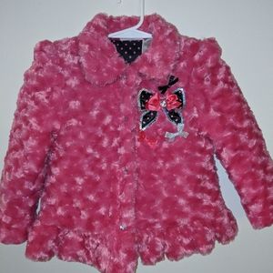 Faux Fur Girls Coat